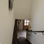 Treppenaufgang zur Ferienwohnung